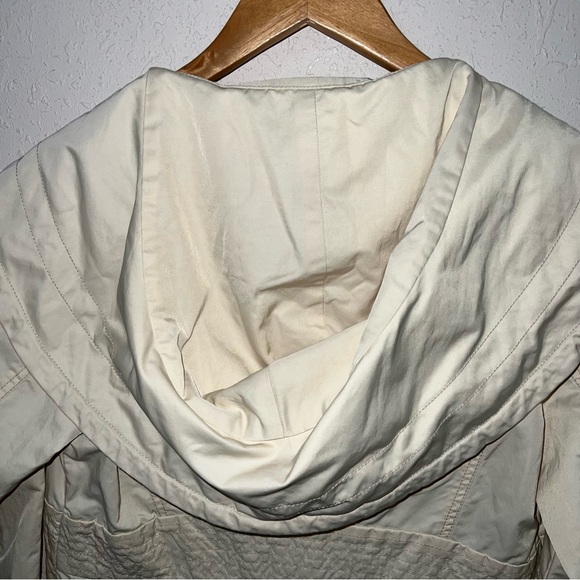 Sundance utility hooded Full Zip Long Jacket Butter Cream Yellow Size Medium. - Picture 15 of 16